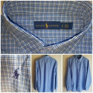 🎄🤗SALE! Ralph Lauren, Men's Dress Shirt, Size: L